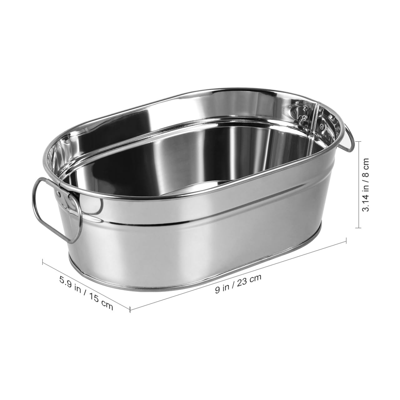 Amazon.com: Vaguelly Stainless Steel Seafood Bucket Container